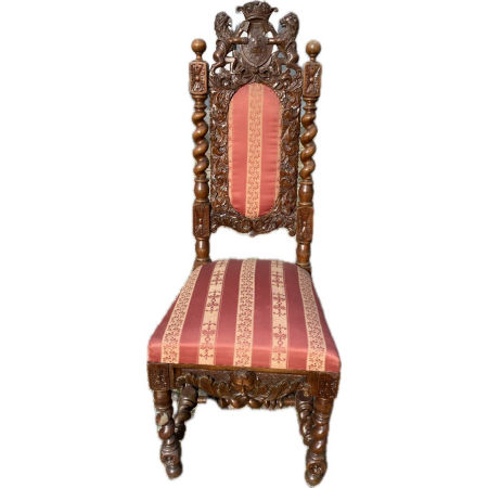 Barokowe Krzesło gdańskie XVIII/XIX w