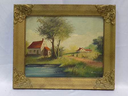 Pejzaż wiejski I poł. XXw