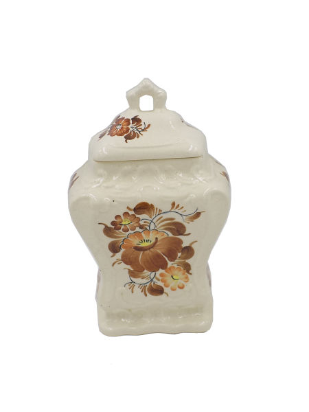 Fajans WŁOCŁAWEK duża puszka J. Wilińska