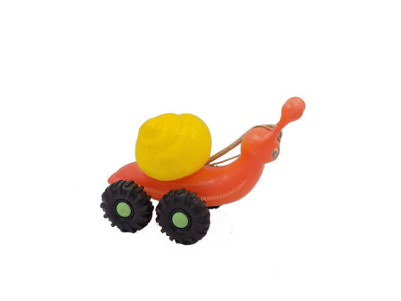 ŚLIMAK zabawka ciągniona PRL