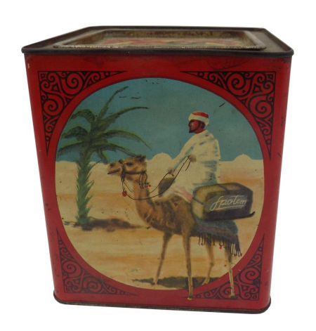 Duża puszka blaszana Społem Włocławek PRL