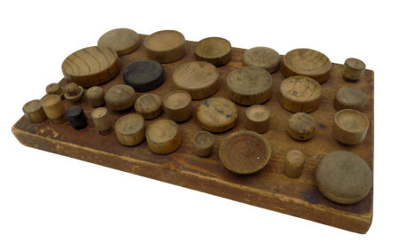 Zabytkowe podkładki zegarmistrzowski I poł. XX w