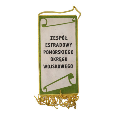 Proporczyk Zespół Estradowy Pomorskiego Okręgu Wojskowego Czarne Berety PRL