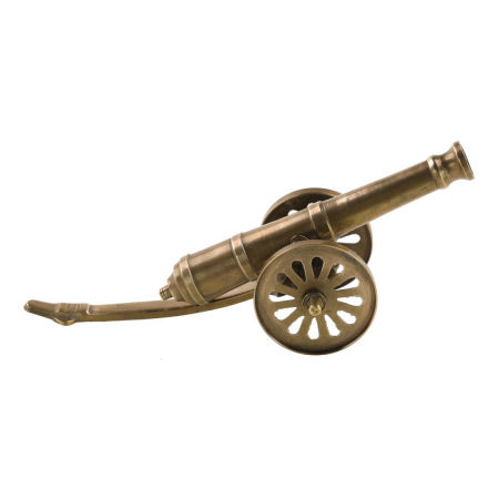Armata z mosiądzu dekoracja na biurko PRL
