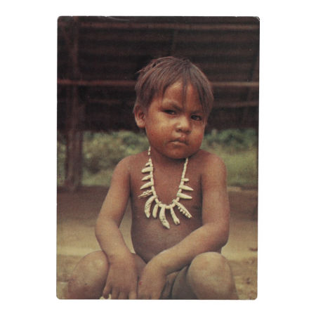 7 pocztówek z serii „Dzieci Trzeciego Świata” PRL