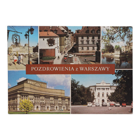 Pocztówka PRL Warszawa