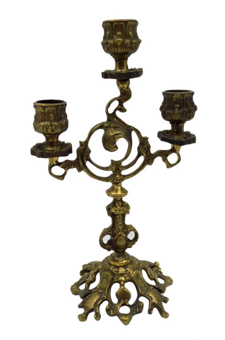 Ciekawy ŚWIECZNIK 3-ramienny