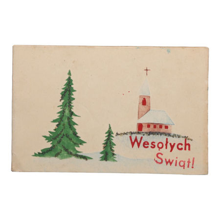 Karta świąteczna Pocztówka artystyczna