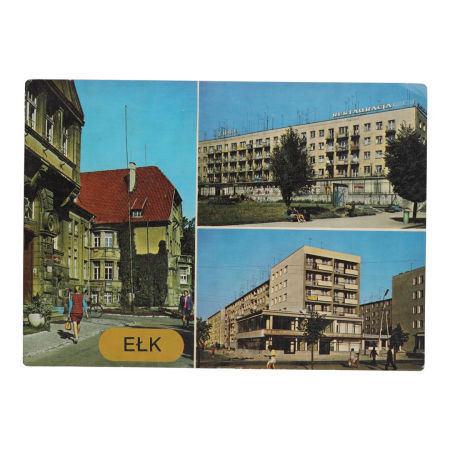 Pocztówki PRL EŁK