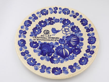Fajans Włocławek talerz okolicznościowy M.Deskiewicz