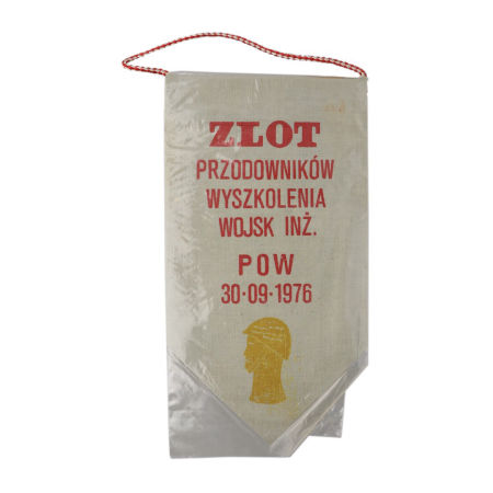 Proporczyk okolicznościowy III Warszawski Pułk Pontonowy PRL