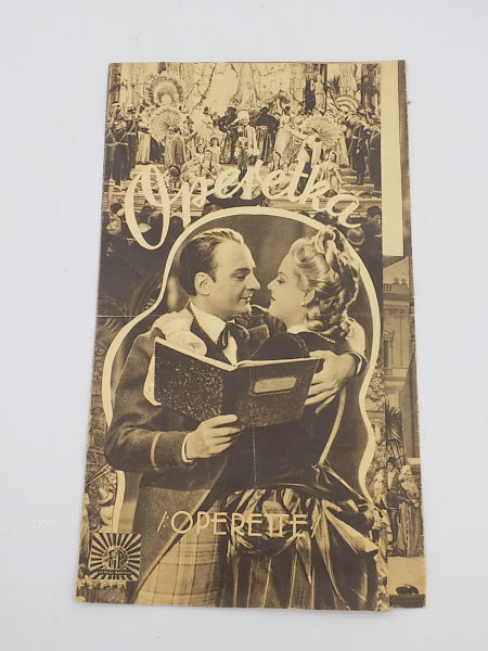 Program teatralny OPERETKA Krakau-Warschau