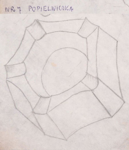 wzór    7 - Popielniczka