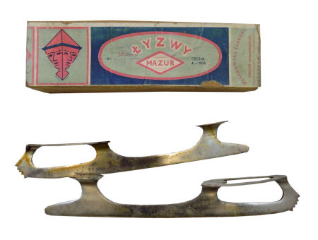Łyżwy Mazur Myszkowskie zakłady Naczyń Emaliowanych Myszków PRL