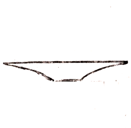 Wzór  122 - Patera na owoce Kapelusz