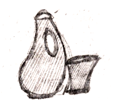 Wzór  193 - Garnitur do wina (Gąsiorek + kubek)