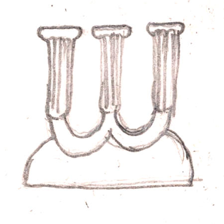 Wzór  350 - Świecznik