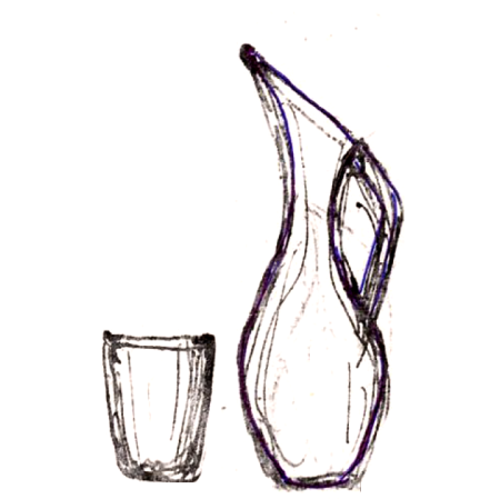 Wzór  411 - Komplet do wina