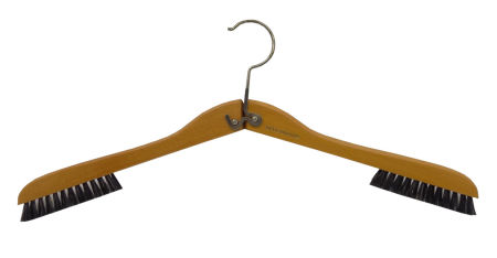Wielofunkcyjny wieszak do ubrań z szczotkami England PRL