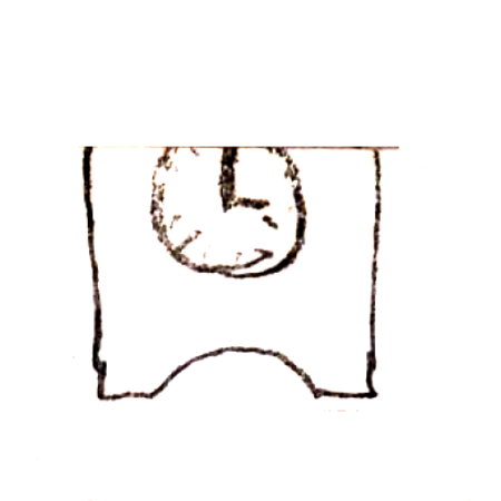 Wzór 1432 Zegar kominkowy