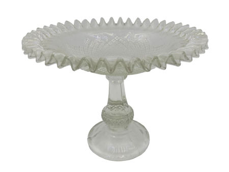 Patera z falbanką Huta Szkła Ząbkowice