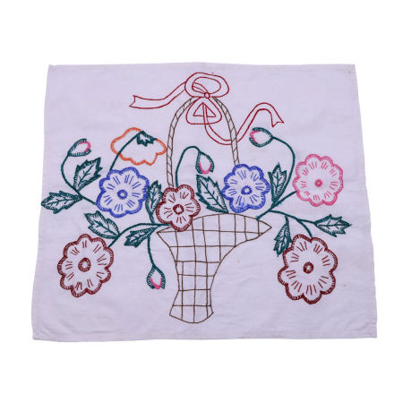 Serweta haftowana PRL