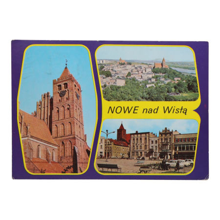 Pocztówki PRL Nowe nad Wisłą