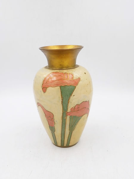 WAZON emaliowany Mosiądz