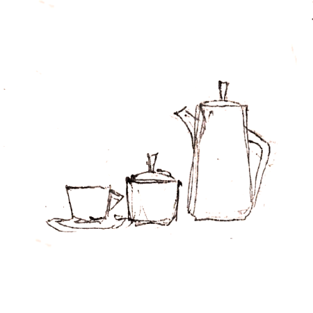 Wzór  422 - Serwis do kawy Aleksander