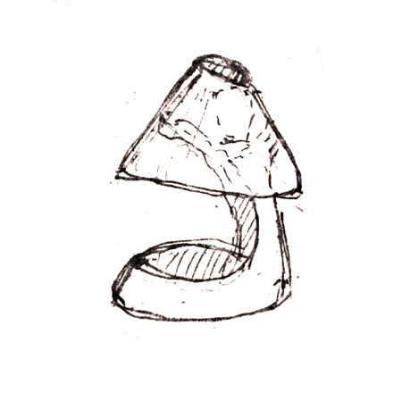 Wzór  428 - Lampa z kloszem