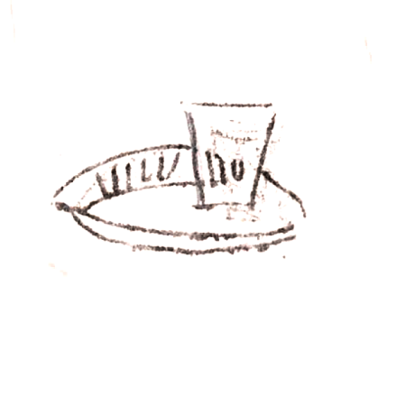 Wzór  446 - Taca z kubkiem