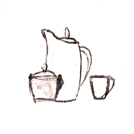 Wzór  460 - Zestaw do kawy 