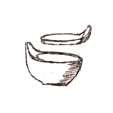 Wzór  480 - Bomboniera z pokrywką