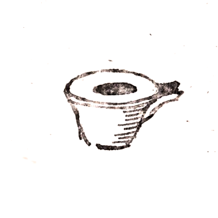 Wzór  506 - Popielniczka z wkładką