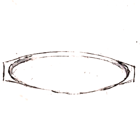 Wzór  546 - Półmisek do ryb z uchwytami