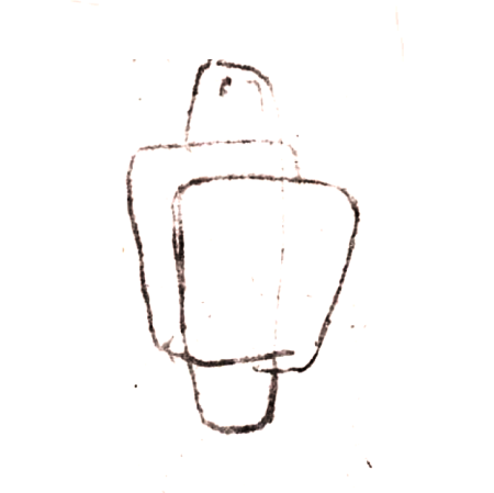 Wzór  551 - Kinkiet z przesłonami