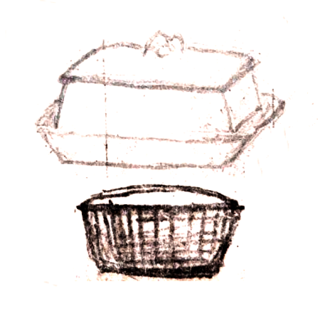 Wzór  554 - Skrzynka do parówek z pokrywą