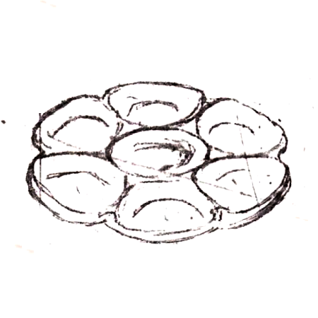 Wzór  597 - Naczynie do przystawek