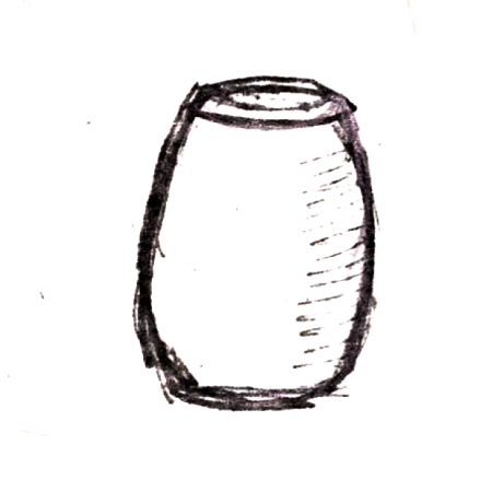 Wzór  631 - Wazonik mały płaski