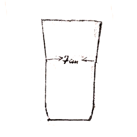 Wzór  677 - Kubek porcelit