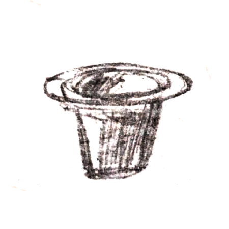 Wzór  683 - Popielniczka wysoka