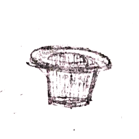 Wzór  685 - Popielniczka wysoka