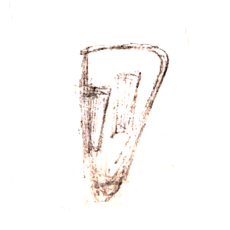 Wzór  694 - Wazonik wiszący, ścienny