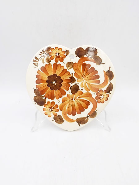 Fajans WŁOCŁAWEK deska serce