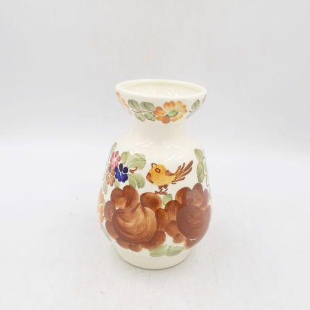 Fajans WŁOCŁAWEK wazon I.Nowakowska Ptaszek