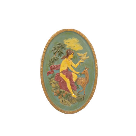 Secesyjna dekoracja ścienna DIANA Łowczyni