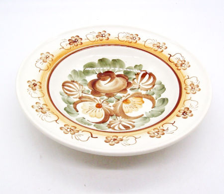 Fajans WŁOCŁAWEK patera dekoracyjna Kapelusz