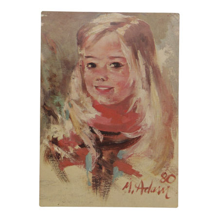 11 pocztówek seria M. Adamczyk PRL