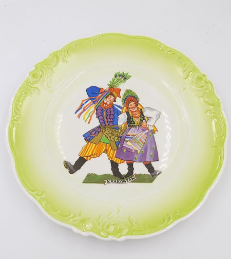 Tańce Polskie KRAKOWIAK Wałbrzych porcelana Stary Zdrój