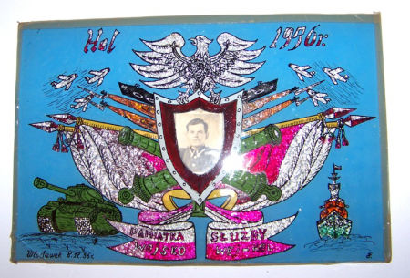 Pamiątka służby REZERWA HEL - WŁOCŁAWEK 1956
